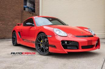 PORSCHE CAYMAN SF04 MATTE BLACK